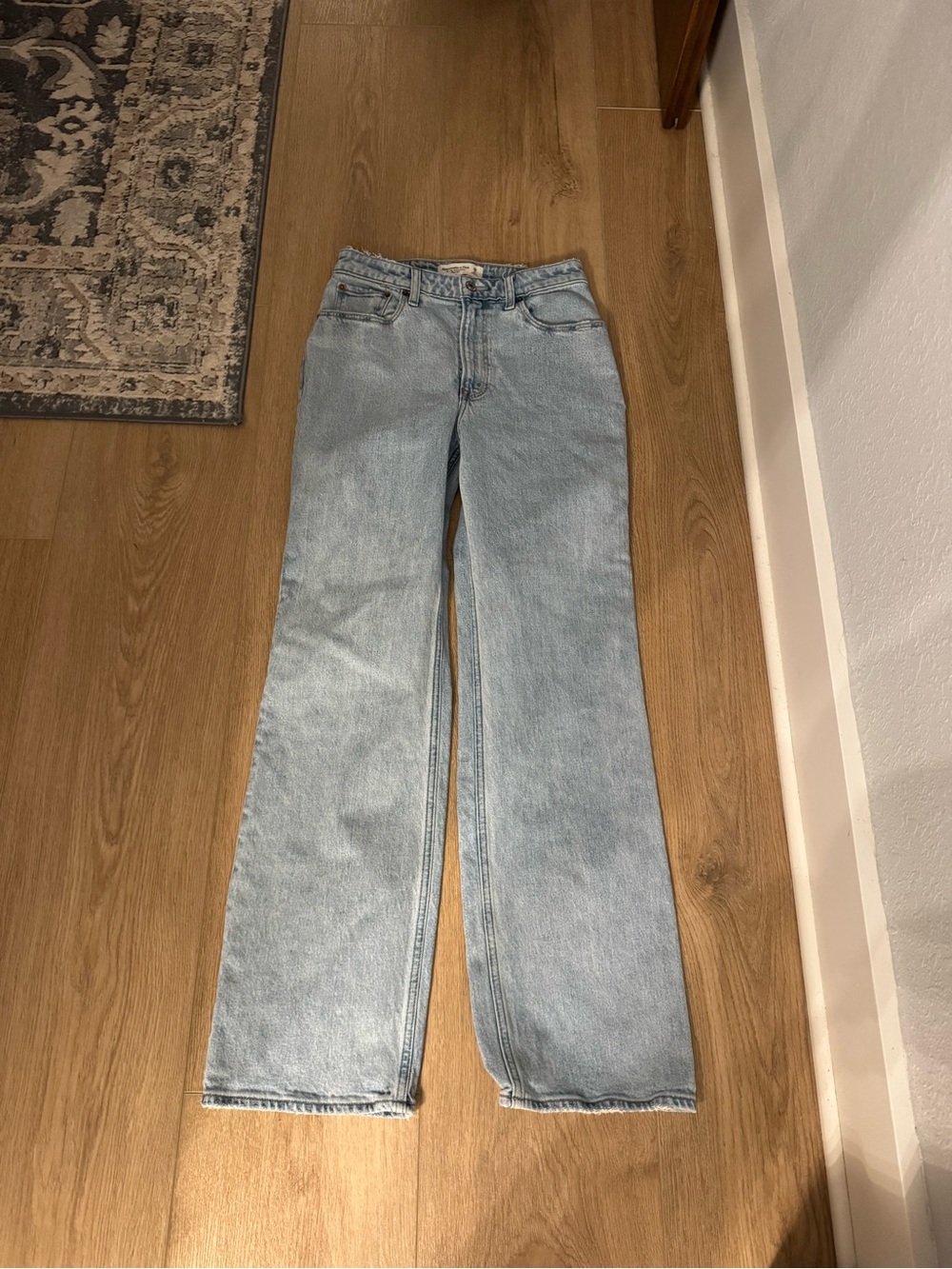 Abercrombie & Fitch Light Blue Flare Jeans